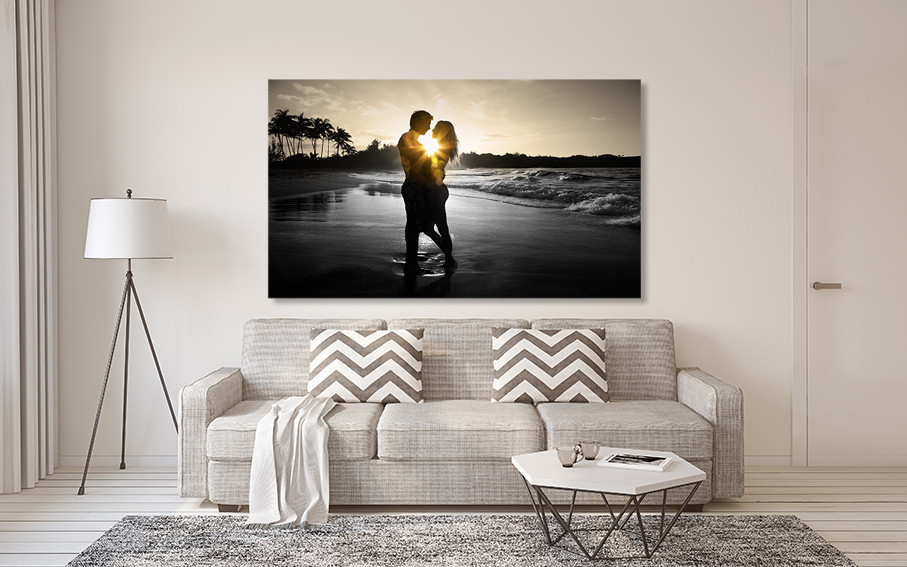 Картина холст у вітальню / спальню  Закохана пара    MLP_98  ( 60х30см ) 80х160см Київ - фото 2