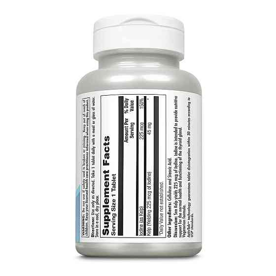 Водоросли KAL Kelp Iodine 225mcg 250 табл Киев