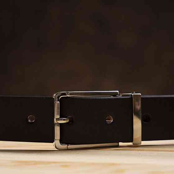 Ремень мужской GRANDE PELLE 11065 кожа Коричневый Киев