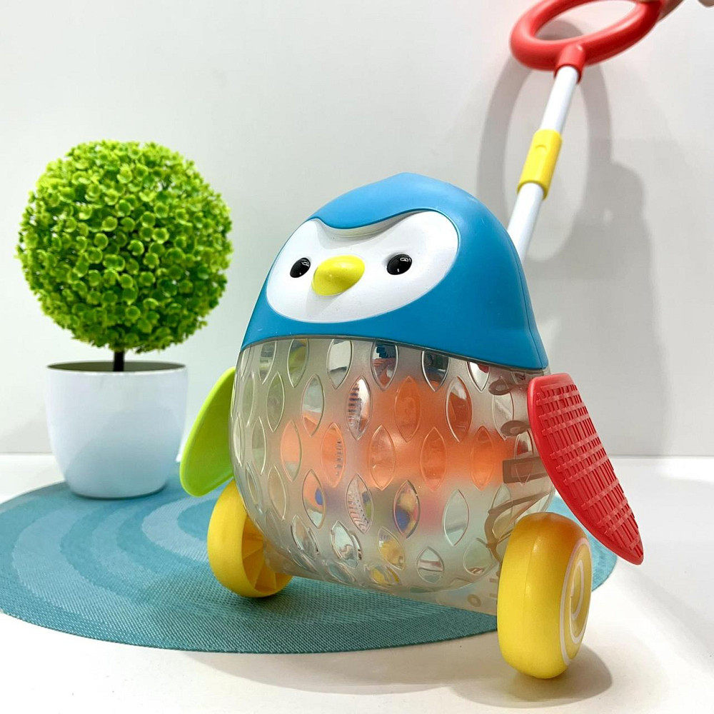 Каталка на палиці Пінгвіня подвійні крила (1601ABC) Чернігів - фото 1