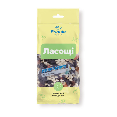Лакомство Природа Десерт Ассорти лакомство для попугаев 100 г Киев - изображение 1