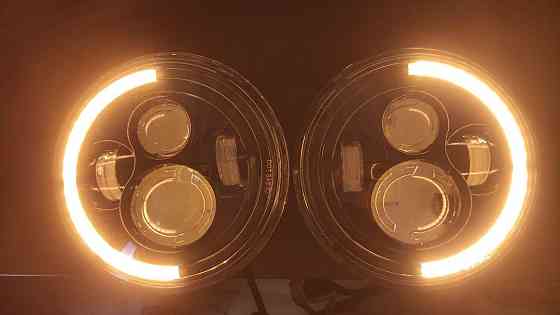 Передні лед фари Нива ВАЗ 2121, ВАЗ 2101, ГАЗ24, УАЗ. LED фари Світлодіодна led фара робоча Харків