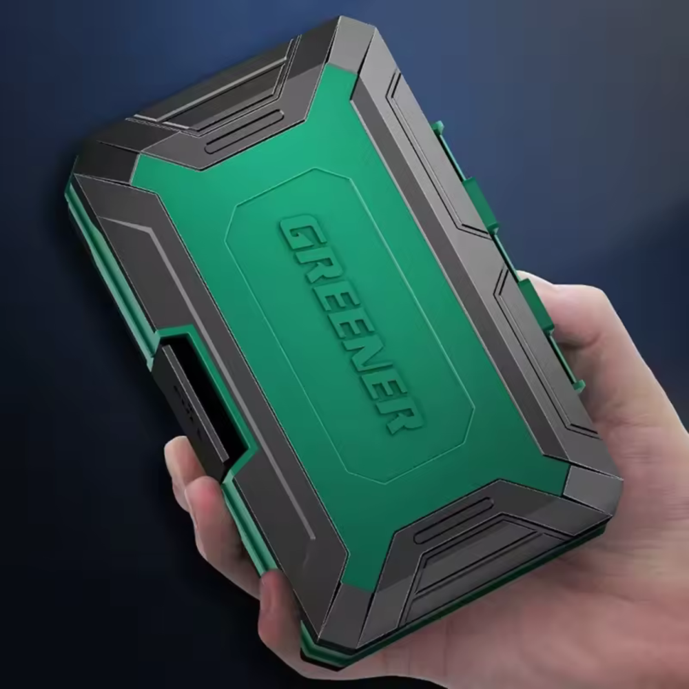 Набір інструментів для ремонту 40 шт: викрутка з перехідниками, тріскачка, набір біт, набір торцевих головок, в протиударному Кам'янець-Подільський - фото 5