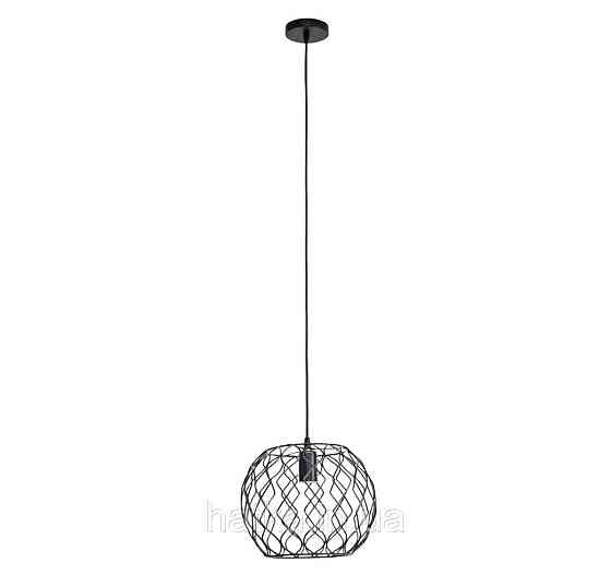 Підвісний світильник на один плафон VALESO TY403A-1 Лофт чорний E27 Київ