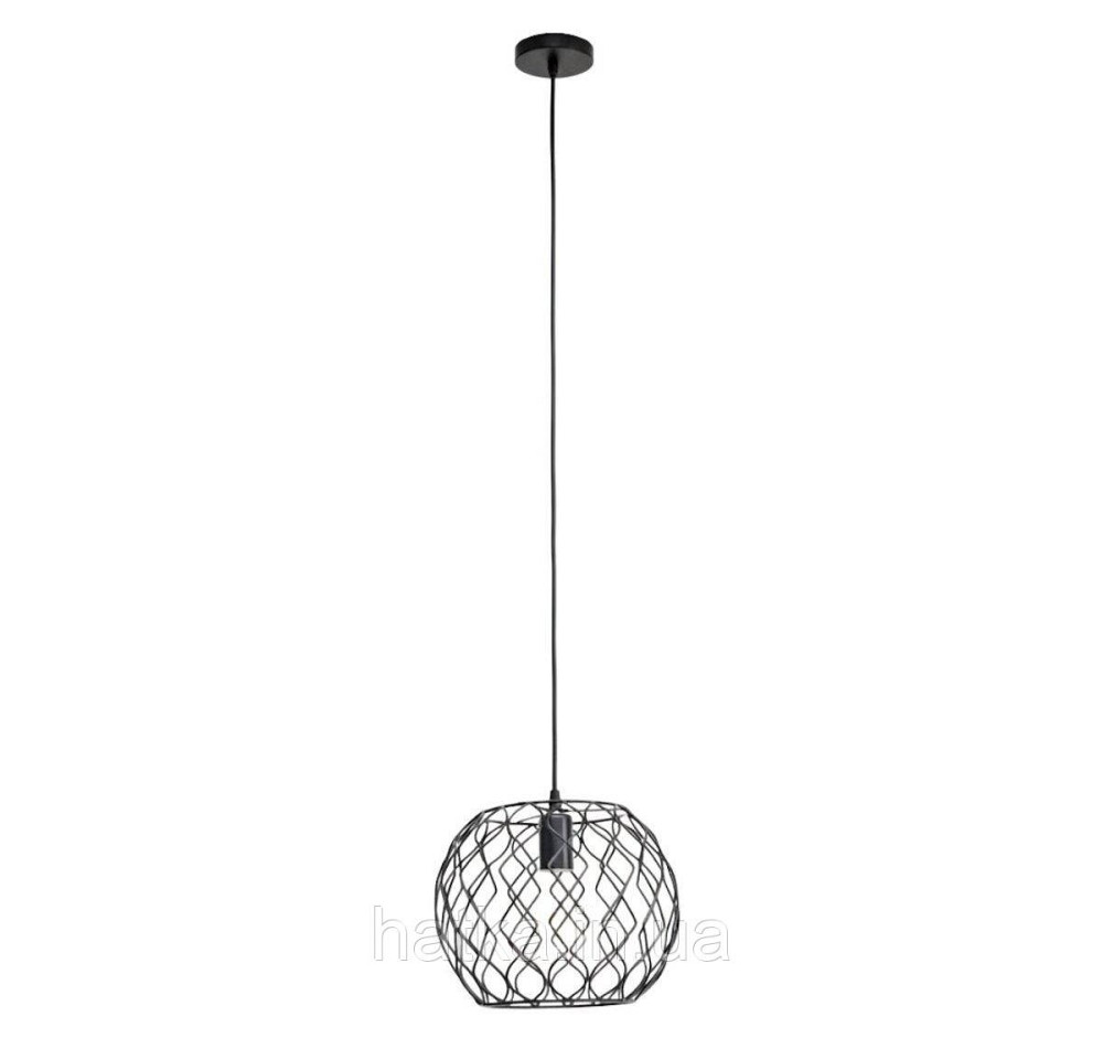 Підвісний світильник на один плафон VALESO TY403A-1 Лофт чорний E27 Київ - фото 1