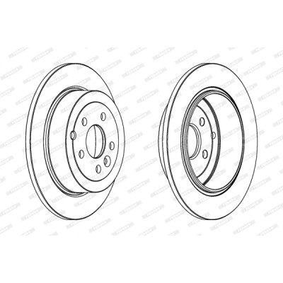 Тормозной диск FERODO DDF1578C Винница - изображение 1