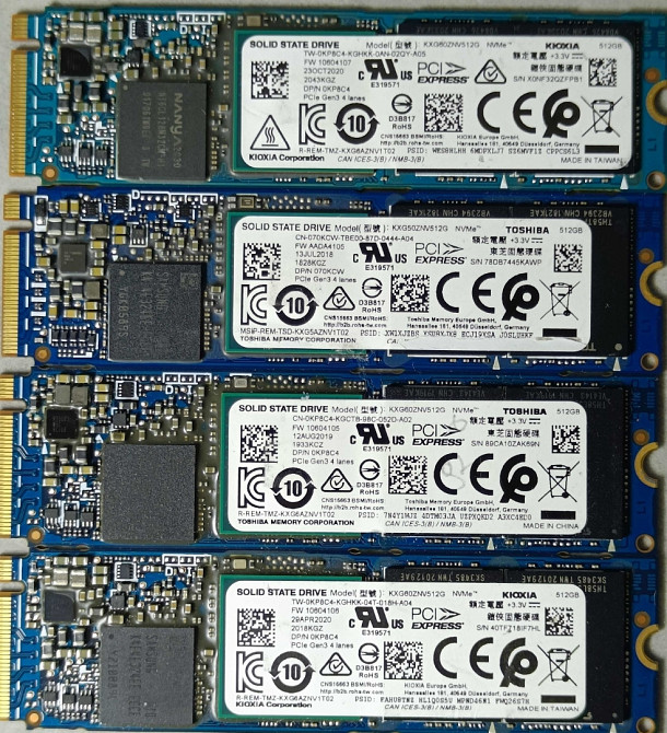 SSD диск Toshiba Knoxia 512GB M2 NVMe 2280 PCIe 3.0 X4. Харьков - изображение 3