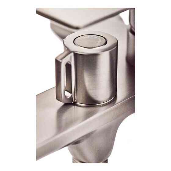 Смеситель для ванны HAIBA ALEX 009 euro GRAPHITE короткий Харьков