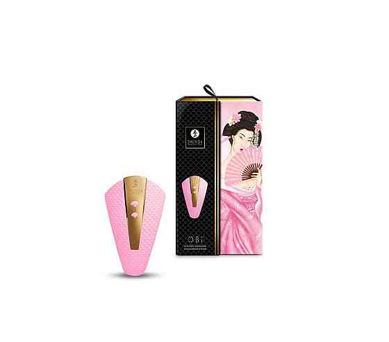 Клиторальный вибратор Shunga Obi Light Pink Sex Aura Киев