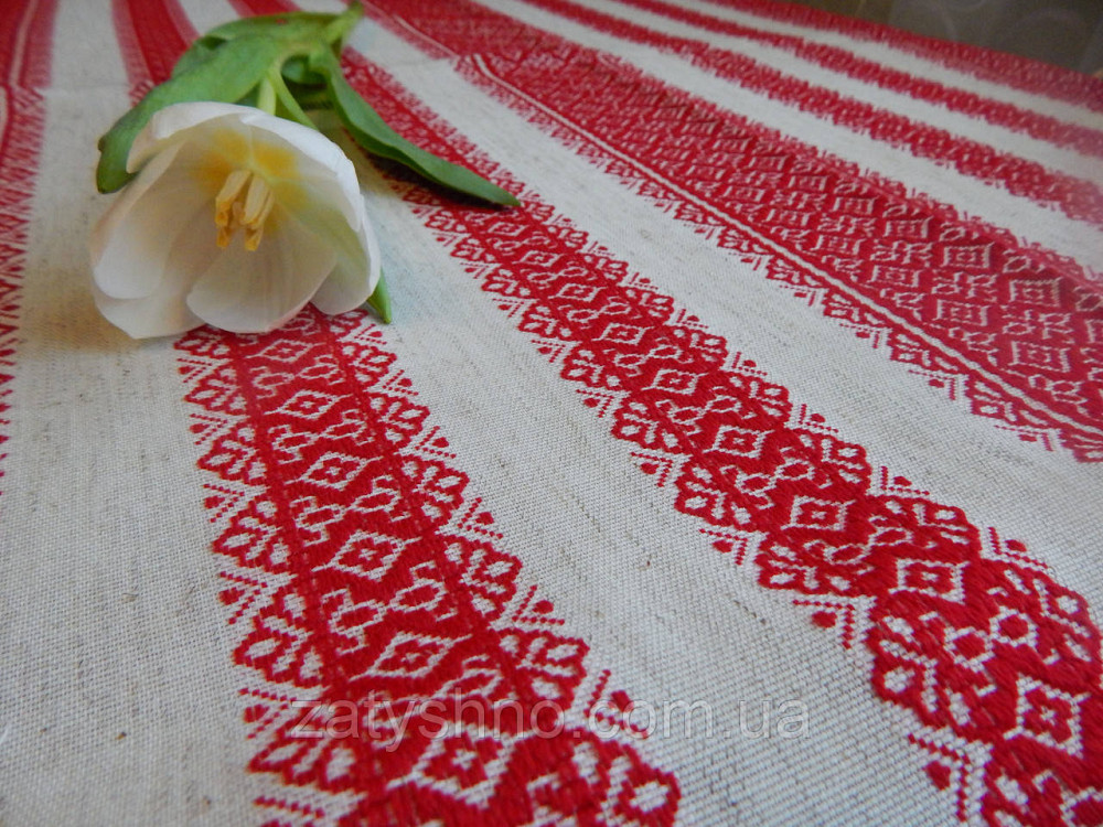 Скатерть с красной с вышивкой Киев - изображение 7