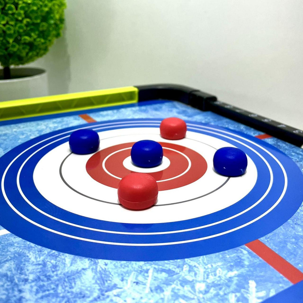 Футбол настільний 3в1 баскетбол керлінг на штангах ігрове поле 28,5-39,5см м'ячі (960-3) Чернігів - фото 4