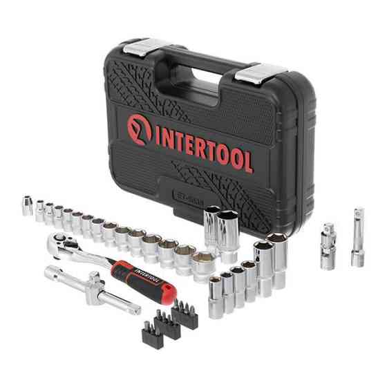 Набір інструментів INTERTOOL 3/8 ", 39ед., Cr-V STORM - компактний, міцний, ефективний Львів