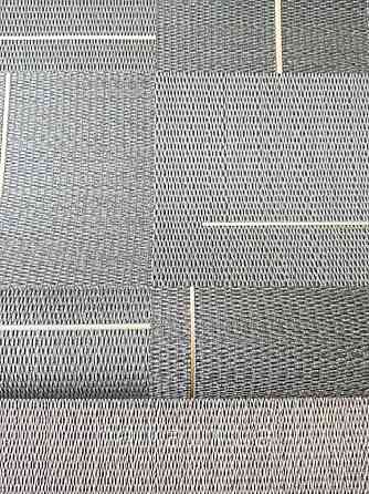 Шпалери вінілові на флізелін Sirpi AltaGamma Home 3 лофт геометрія 3д чорні квадрати золотисті смуги Київ