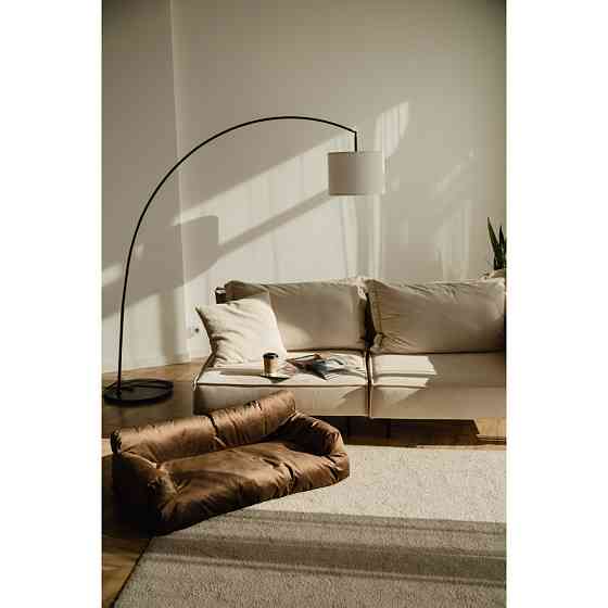 Велюровий диванчик для собак і котів Incor коричневий 10073 Київ