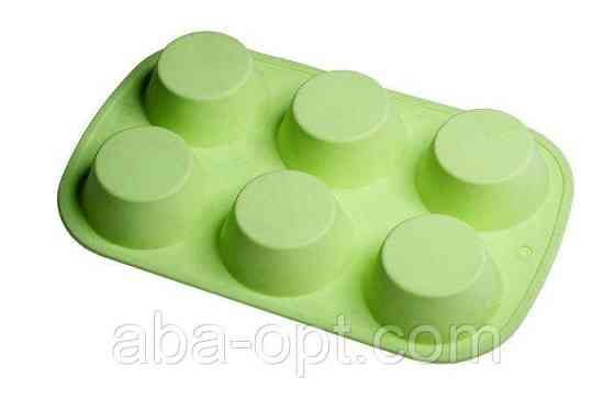 Силіконова форма на 6 виробів " пасочка " 30 х 17 х 3 см (шт) Одеса