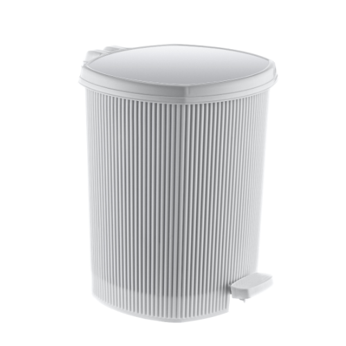 Відро для сміття 11л білий Line ELIF Житомир - изображение 1