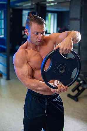 Штанга олімпійська чавунна на 300 кг Гантелі, гирі, штанги та диски набірні Київ