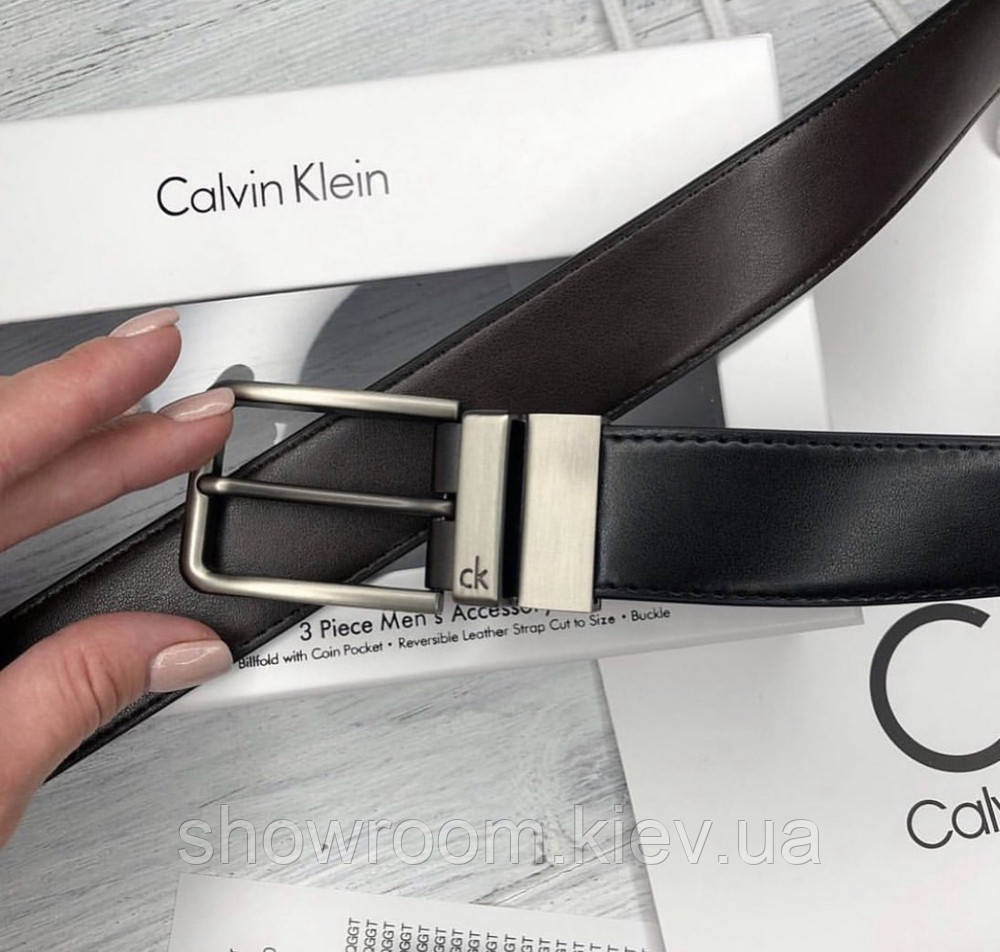 Чоловічий подарунковий набір портмоне та ремінь (439) Київ - фото 6