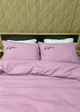 Комплект постільної білизни Сатин, Євро 200х230 Ліловий (88-150) Київ