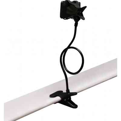 Тримач для смартфонів XoKo прищепка, гнучкий, 65 см, чорний (RM-C20) Вінниця