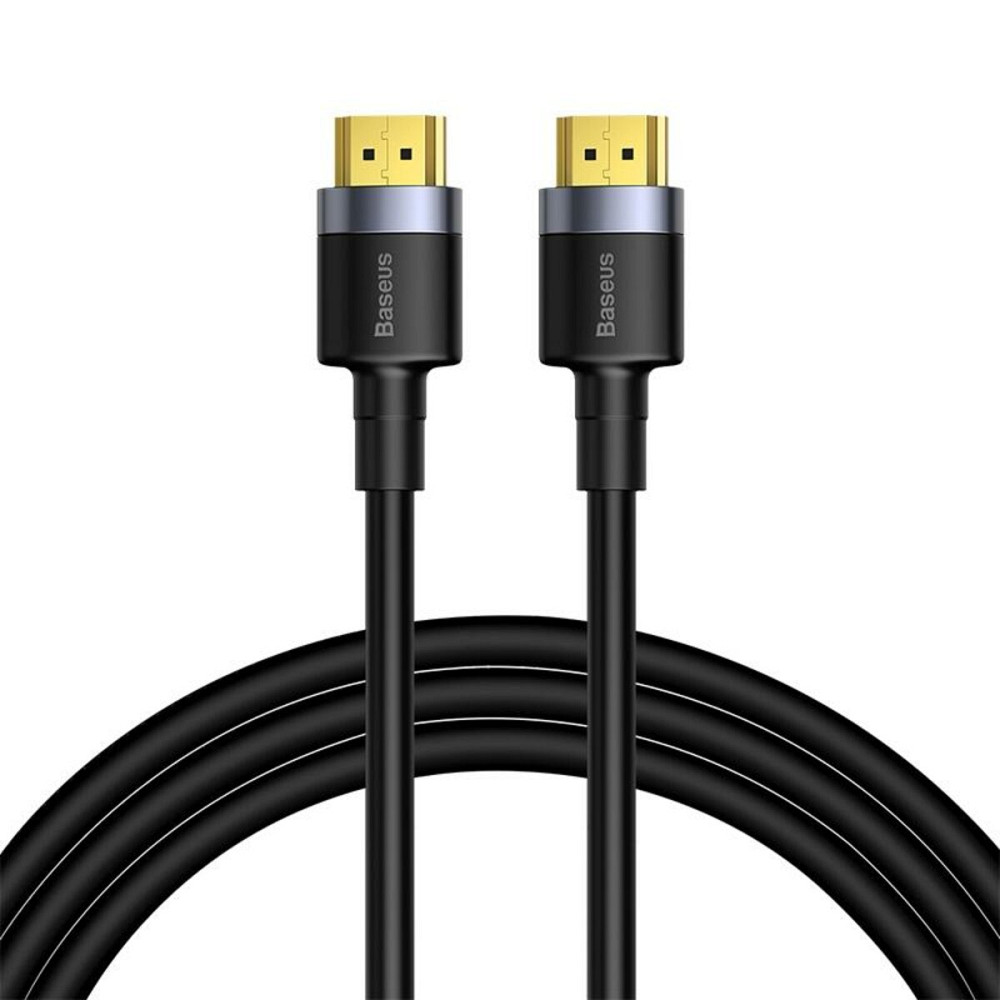 Кабель Baseus Cafule 4KHDMI Male To 4KHDMI Male Adapter Cable 3m Black Київ - фото 1
