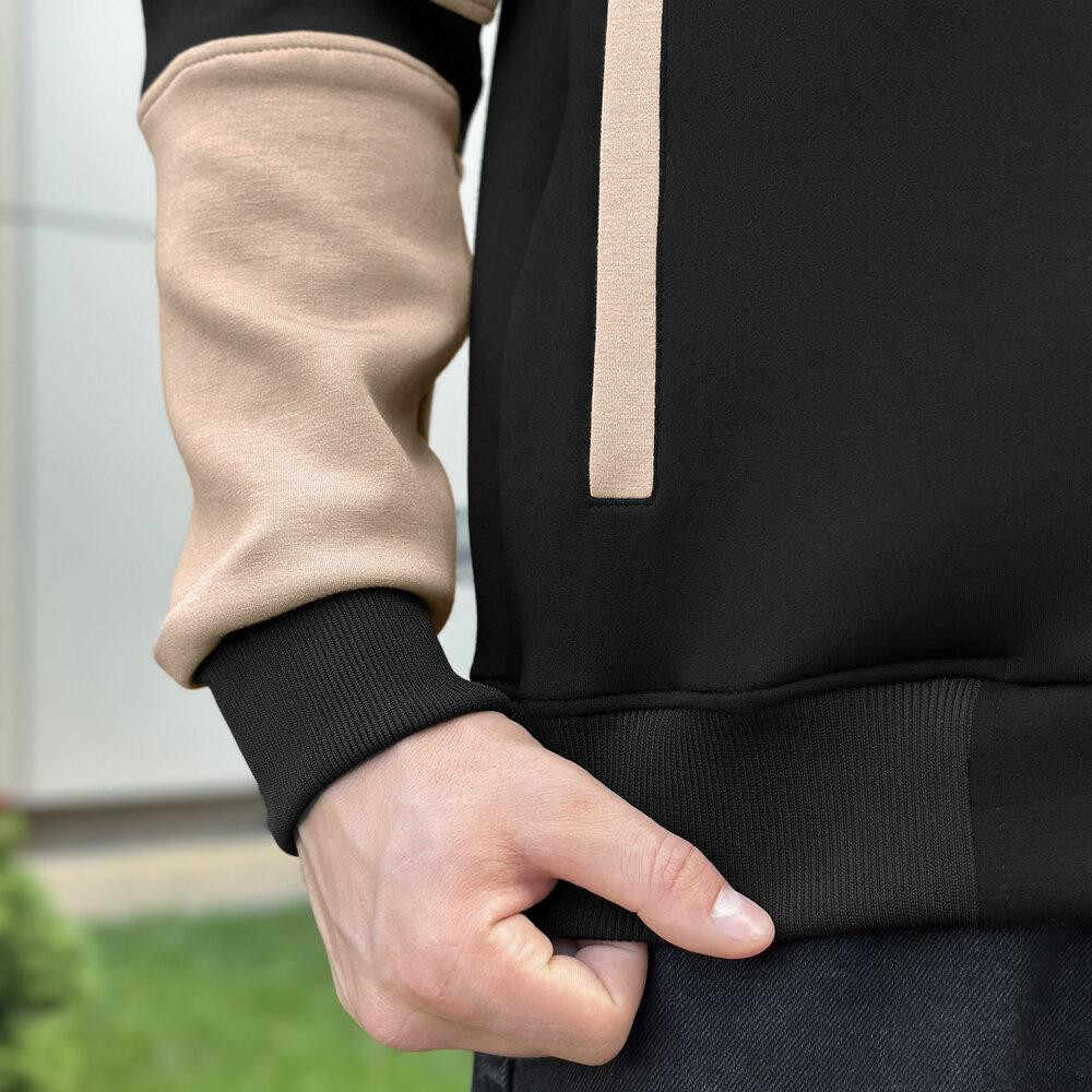 Чорний чоловічий бомбер на кнопках Pobedov Blast Київ - фото 9