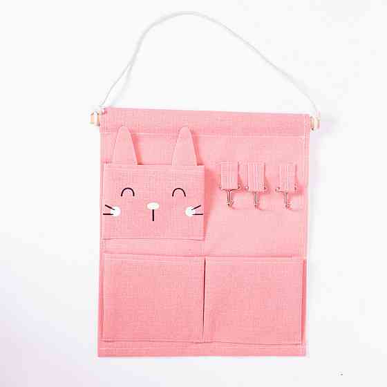 Органайзер підвісний на 3 відділення, рожевий Київ