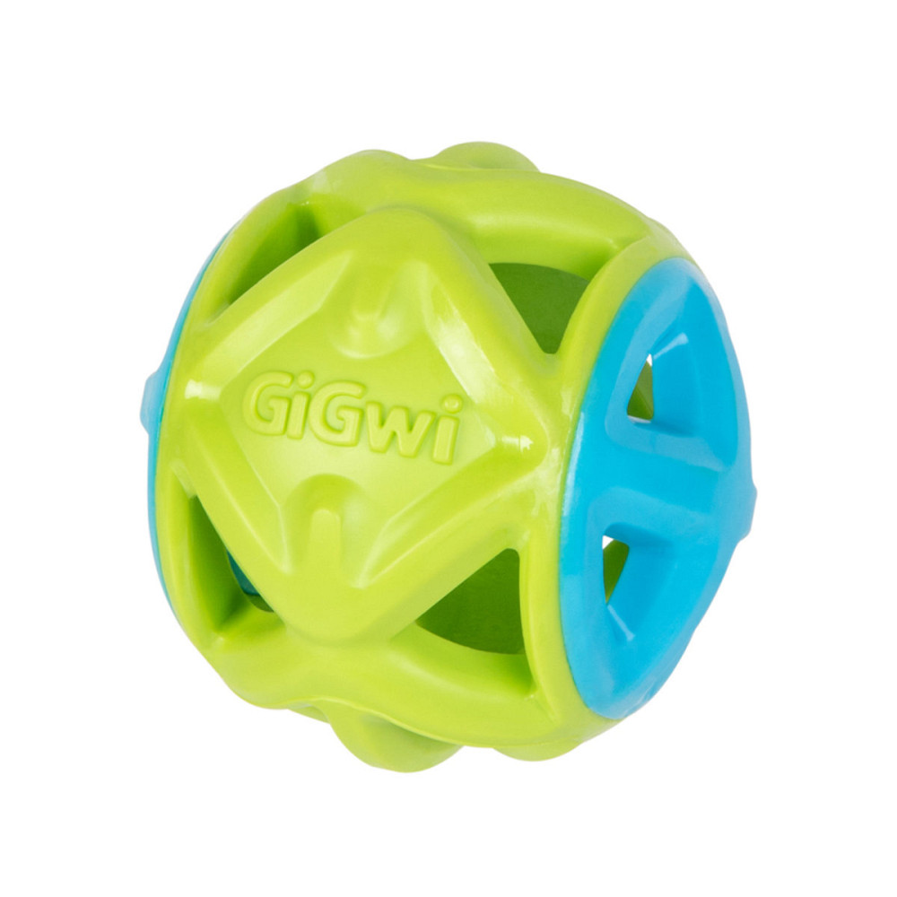 Іграшка для собак М'яч GiGwi Basic EDGE, салатовий, гума, 9 см Київ - фото 1