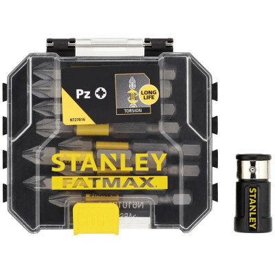 Набор бит Stanley FatMax, Pozidriv, Pz1, Pz2, Pz3, L= 50 мм, 10 шт, кейс (STA88565) Винница - изображение 6