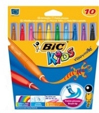 Фломастери "BIC" 10кол "Візакварель", шт Київ - фото 1
