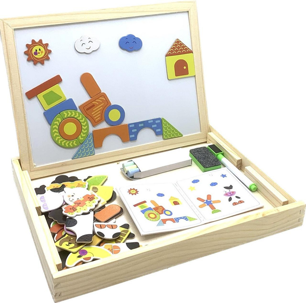 Дерев'яна іграшка Tree Toys Маленький фантазер із магнітною мозаїкою (MD 2083 C) Чернігів - фото 1
