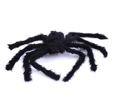 Паук на Хэллоуин декоративный 75см черный Киев - изображение 4