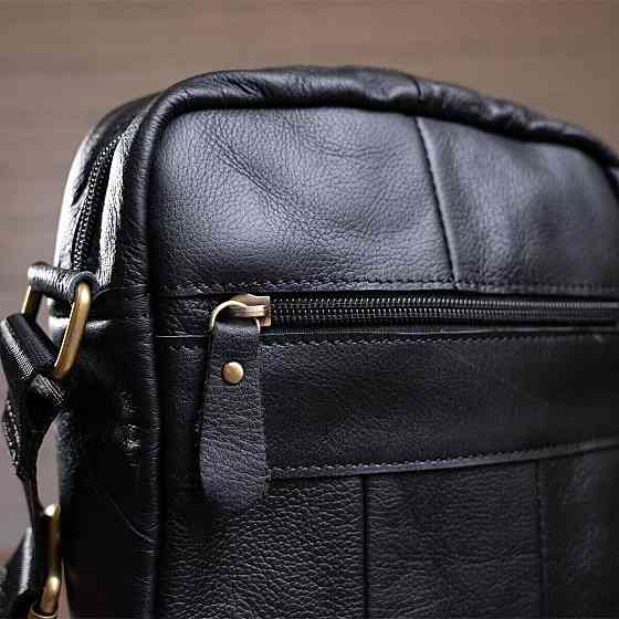 Сумка мужская флотар Vintage 14721 Черная Киев