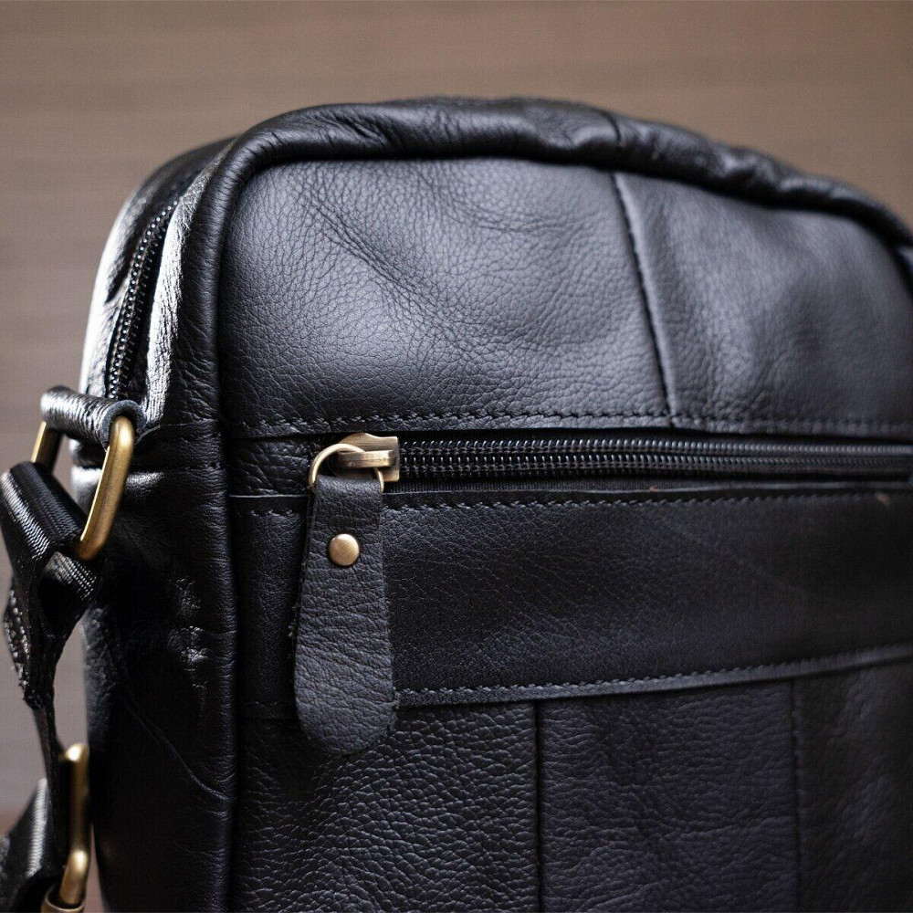 Сумка мужская флотар Vintage 14721 Черная Киев - изображение 5