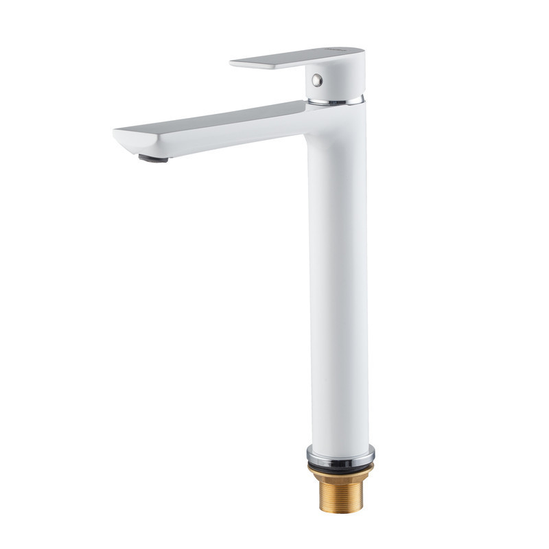 Змішувач для умивальника HAIBA ALEX 001 HIGH WHITE-CHROME   ( HB9564 ) 34613 Харків - фото 6