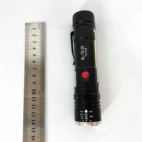 Оригінальний ручний ліхтар Police, Ліхтар ручний металевий, Світильник пило-вологозахищений TX-61 Львів