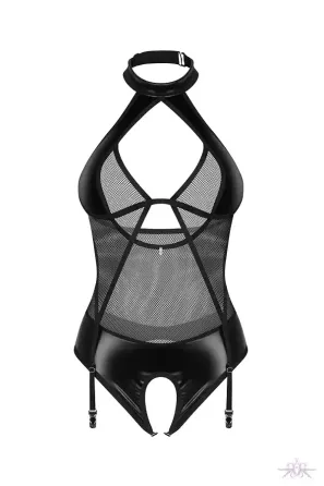 Боді Obsessive Dominna crotchless teddy S/M Львів