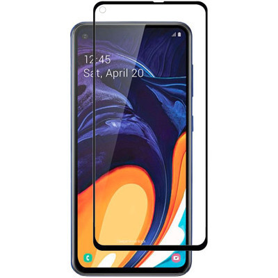 Стекло защитное PowerPlant Full screen Samsung Galaxy A60, Black (GL606870) Винница - изображение 1