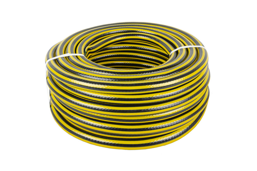 MASTERTOOL Шланг садовий для поливу MASTERTOOL "PCHELKA" ¾" 25 м чорно-жовтий 92-1067 Коломия - фото 3