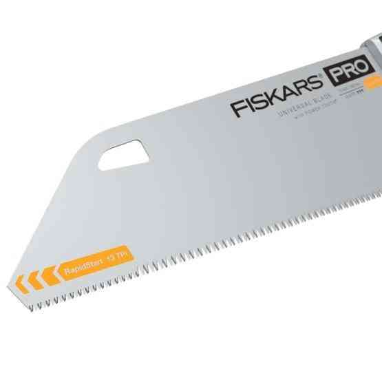 Універсальна Ручна Пила 38 см 9 TPI з чохлом Fiskars "PowerTooth" (1062930) Загартована сталь Нововолинськ