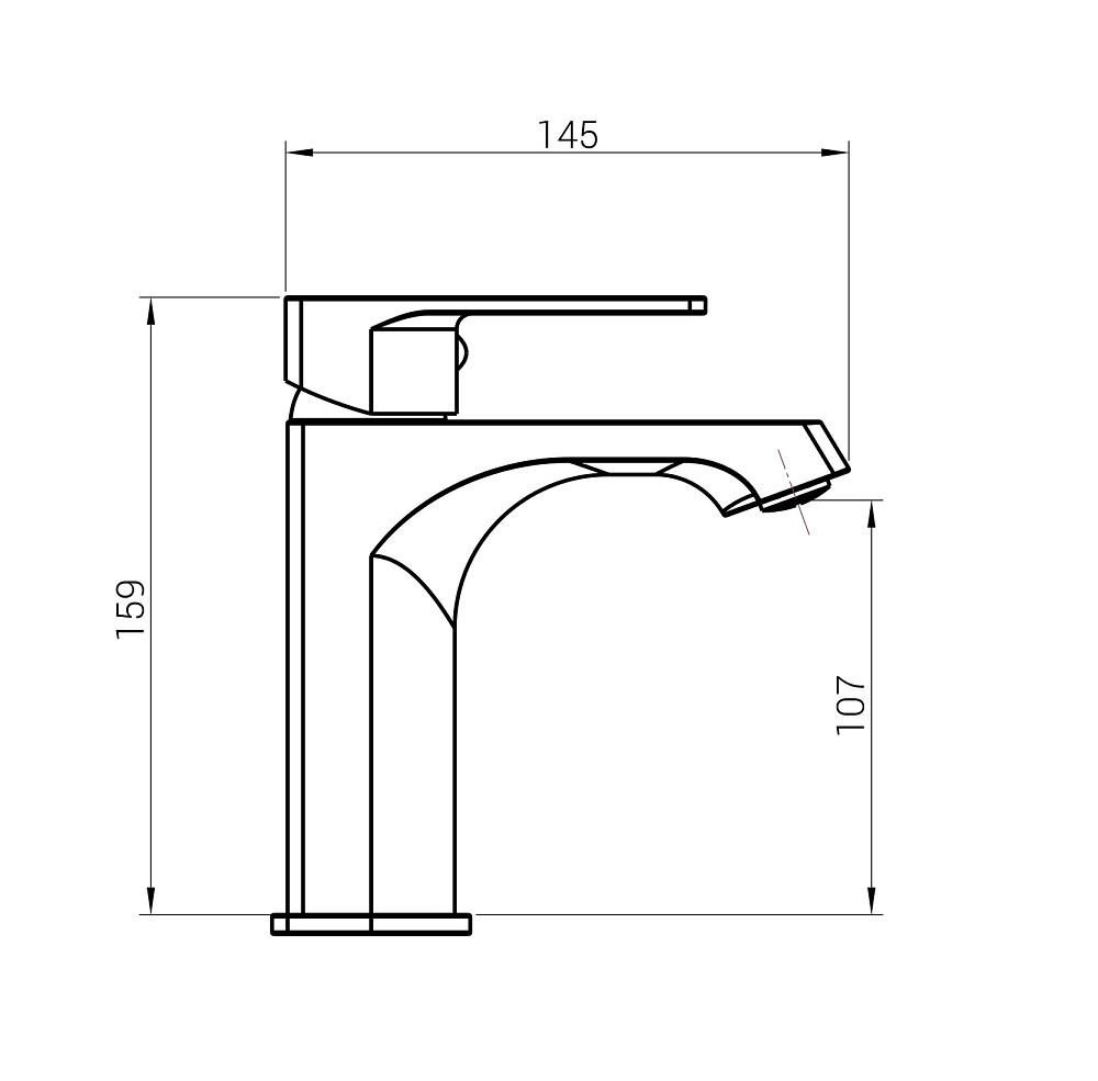 Змішувач для умивальника DOMINO Dionis DDD-401 Тернопіль - фото 8