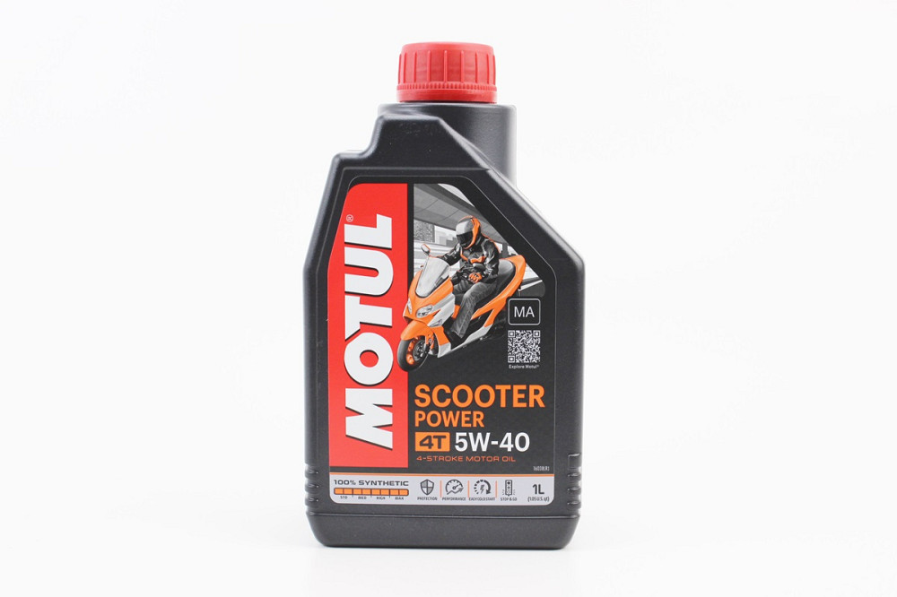 Олива 4T 5W-40 - синтетична скутерна "Scooter Power SYNTHESE 100%", 1L Бершадь - фото 1