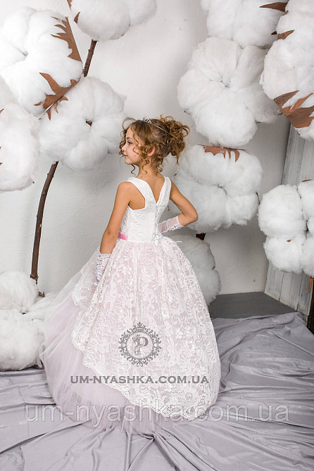 Длинное нарядное детское платье Анита  на 4-5, 6-7 лет Кривой Рог - изображение 3