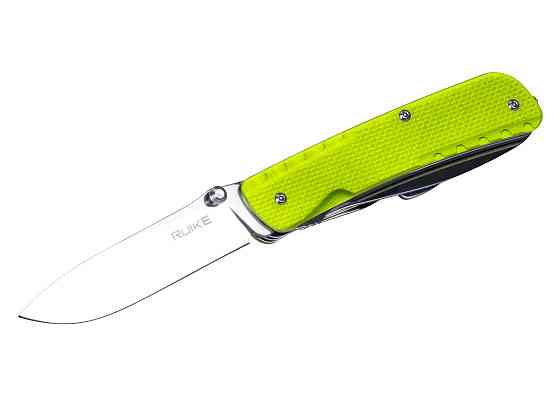 Багатофункціональний ніж Ruike Trekker LD43, (8.5 см) 12C27 / G10 зелений, 15 інстр. Киев