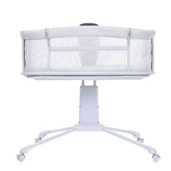 Детская кроватка-люлька 3 в 1 Mastela 3328 приставная, музыка, таймер, москитная сетка, белый Винница