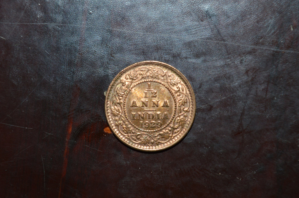 Индия 1/12 анны 1929 год Полтава - изображение 1