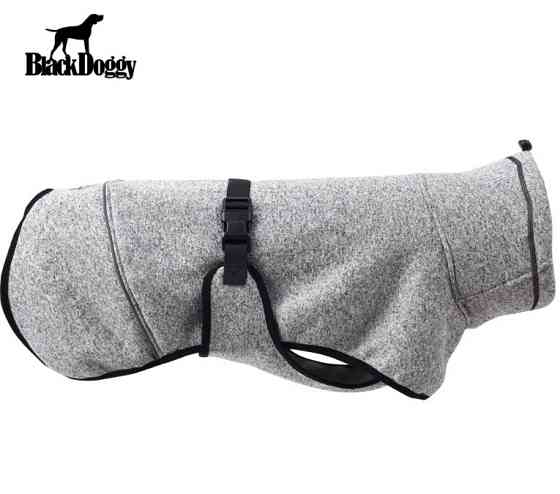 Куртка для собак BlackDoggy (Блекдоги) VC19-JK008 XL, Світло-серий Запоріжжя