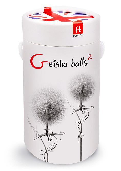 Кулі вагінальні Gvibe Geisha Balls 2 для тренування інтимних м'язів, рожеві Sex Aura Київ - фото 4