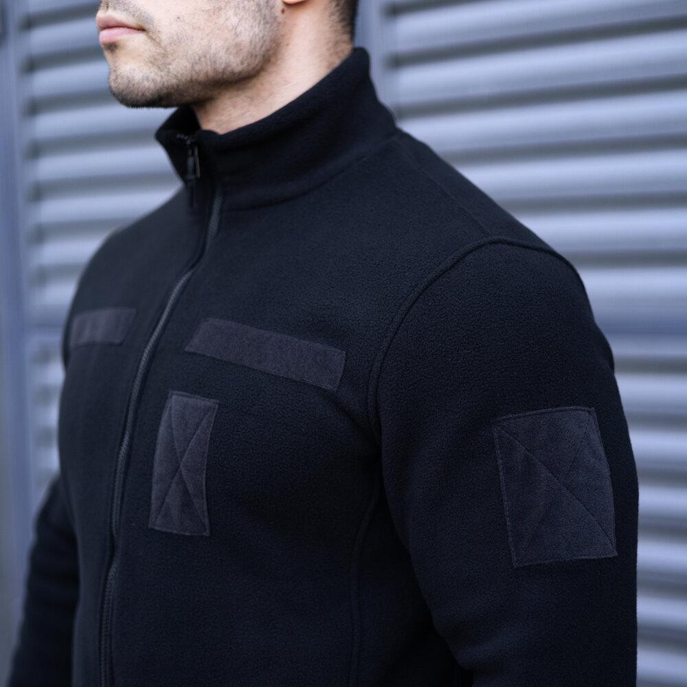 Толстовка флісова Pobedov Voin з липучками Чорний M BLto2 541Mba Київ - фото 6