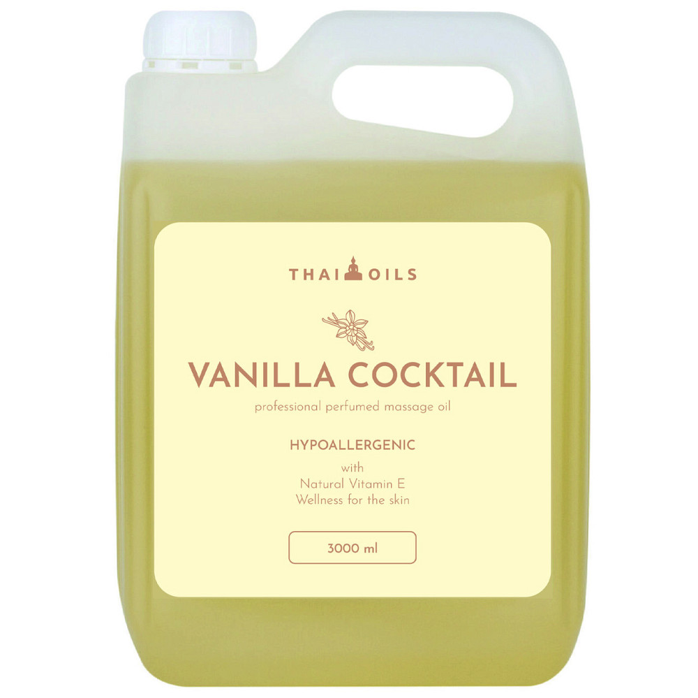 Професійна масажна олія «Vanilla cocktail» 3000 ml ванільна для масажу Київ - фото 1
